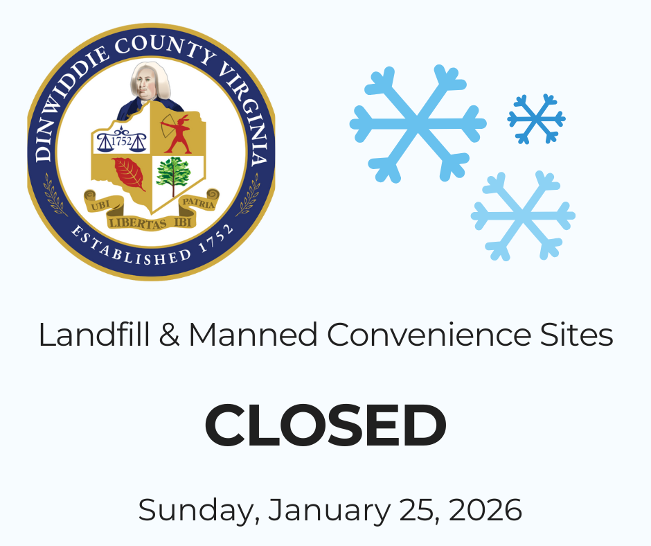 Manned Convenience Sites Closed Sunday, Jan. 25, 2026