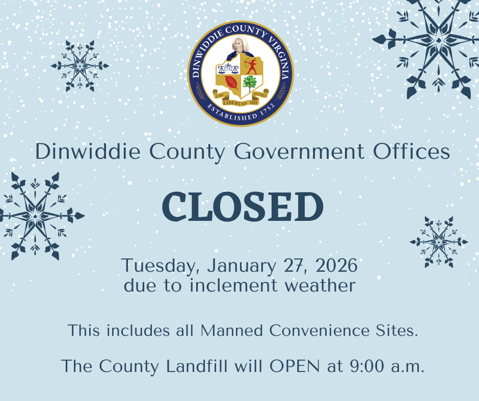 County Offices Closed on Tuesday, January 27, 2026