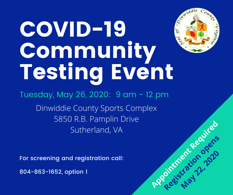 Community Testing Event Appt Required