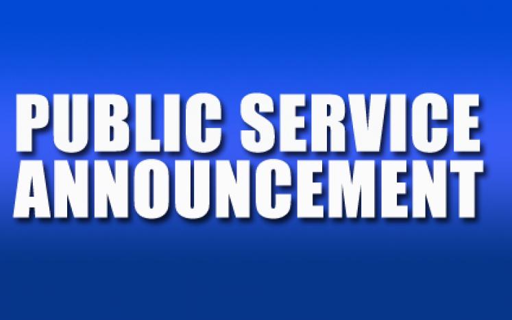 Public Service Announcement