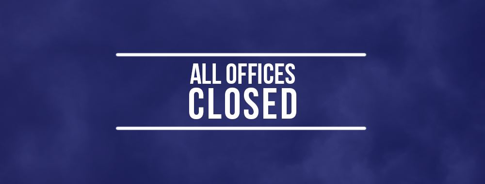 All offices closed