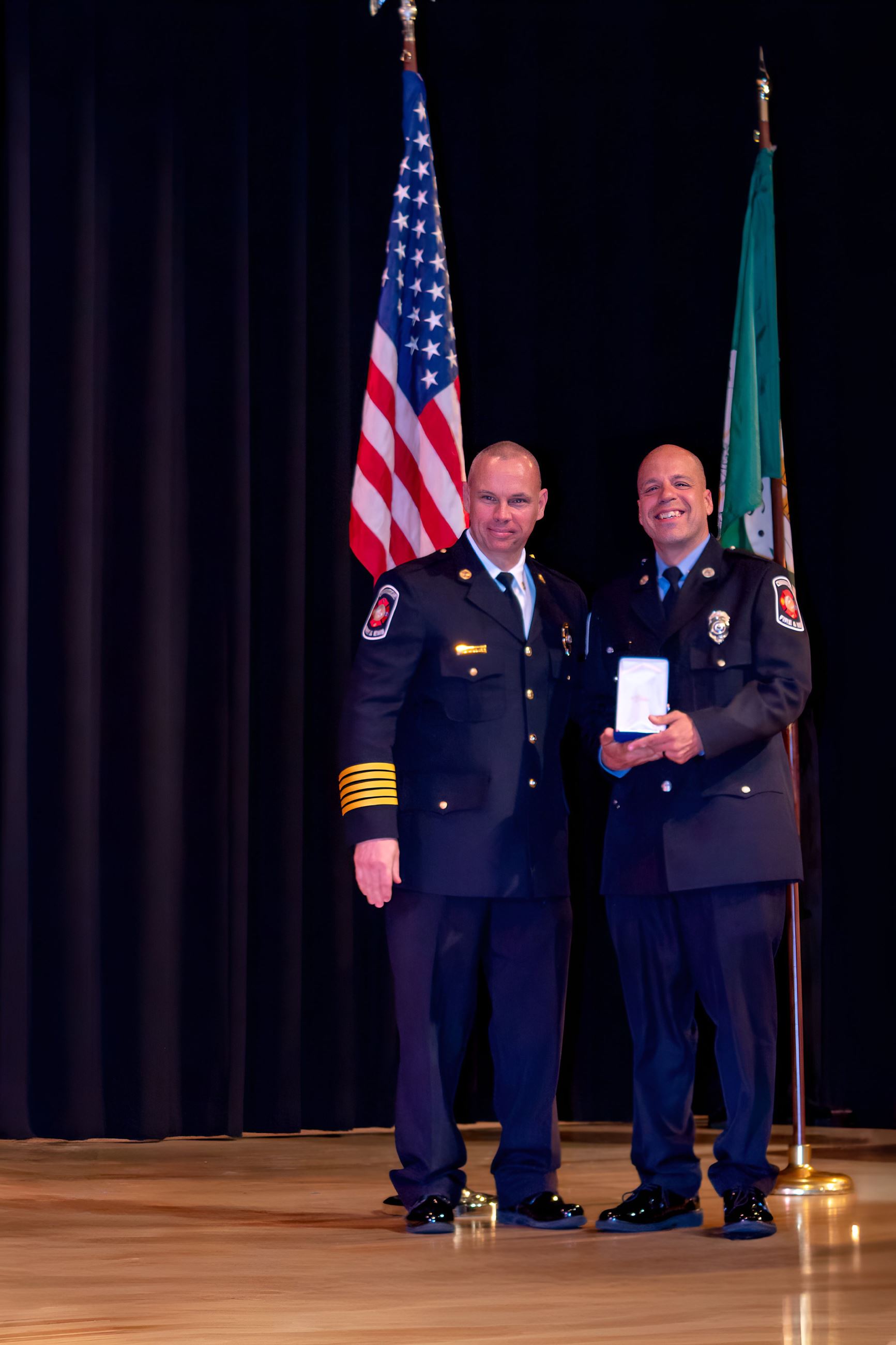 Firefighter Juan Bajana